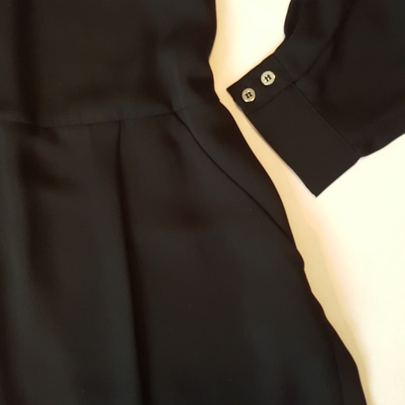 LAST CHANCE! CLOSET CLOSING! Conrad C black long-sleeve tunic blouse w/pockets - Picture 5 of 7